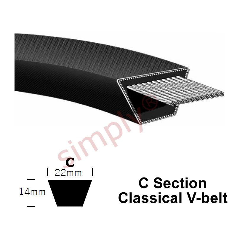 C38 Major Brand C-Section V-Belt
