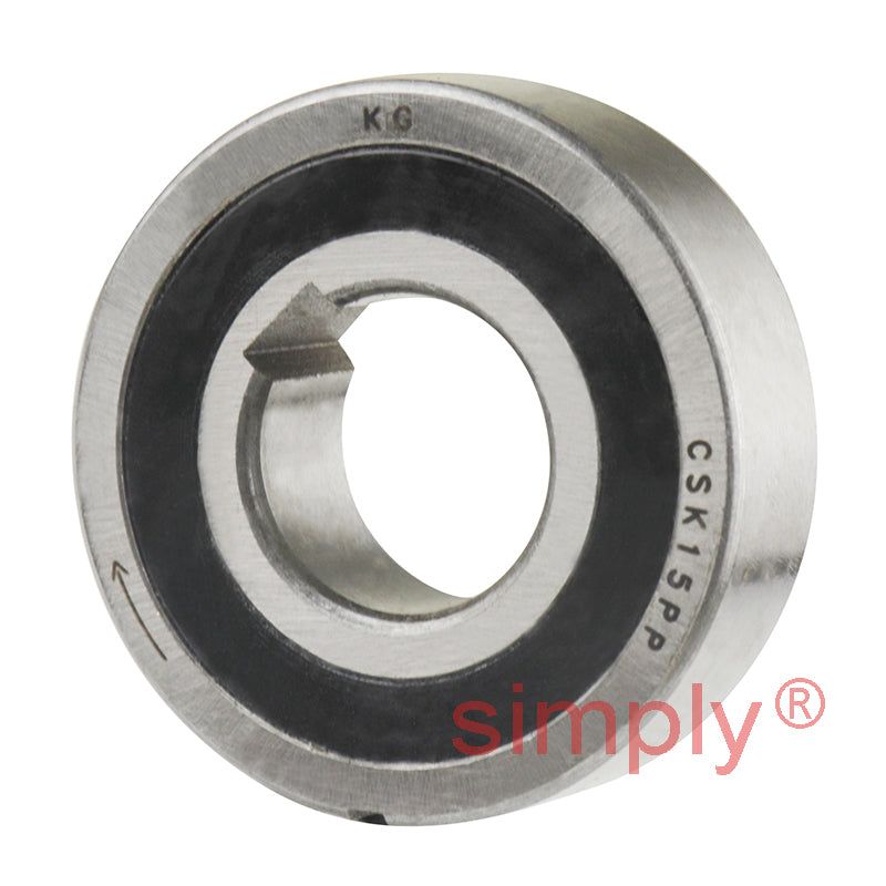 CSK15PP 15mm Sprag Clutch One Way Bearing with Internal and External Keyways 15x35x11mm