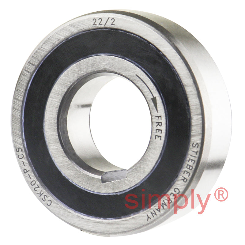 Stieber CSK20P 20mm Sprag Clutch One Way Bearing with Internal Keyway 20x47x14mm Allow 7-10 Days