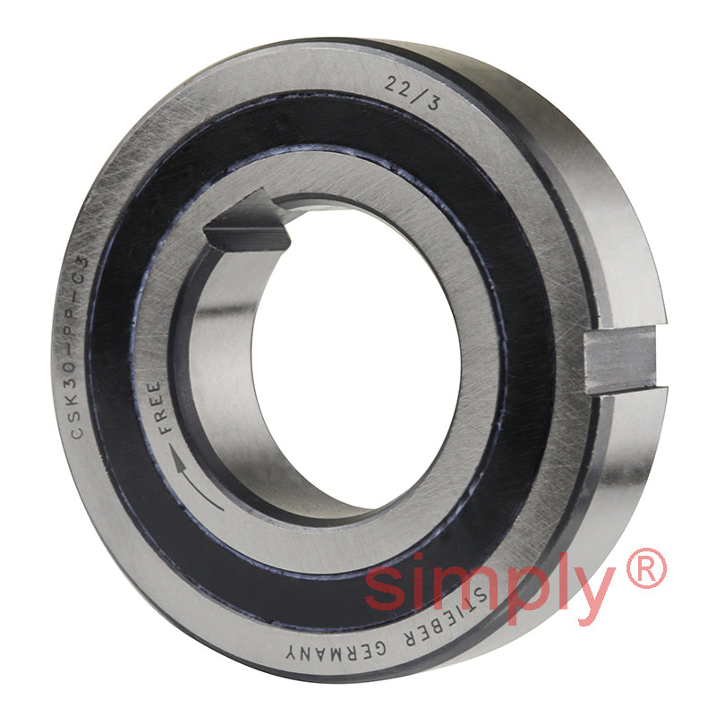 Stieber CSK30PP 30mm Sprag Clutch One Way Bearing with Internal and External Keyways 30x62x16mm