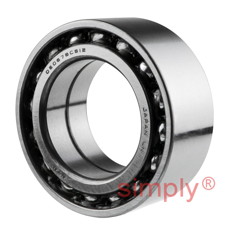 DE0678CS12/5A Open Type Double Row Wheel Bearing 30x50x20mm