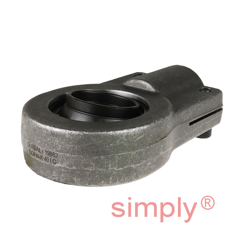 Durbal DGIHN-K40LO Maintenance Required Hydraulic Rod End with Slot and Clamping Arrangement M33x2 Thread