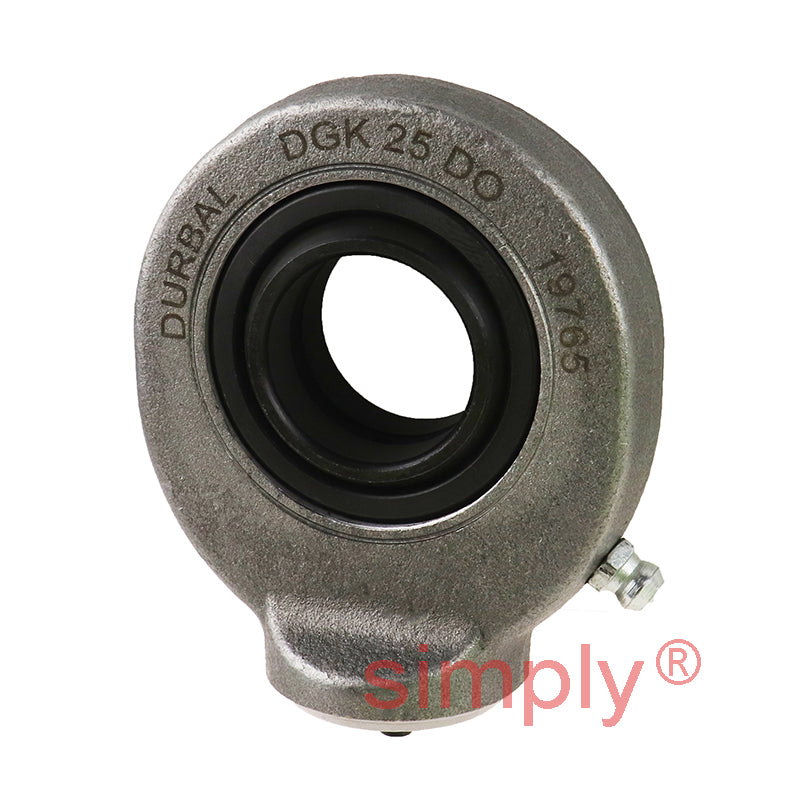 Durbal DGK25DO Maintenance Required Hydraulic Rod End with Weld Relief and Dowel Pin
