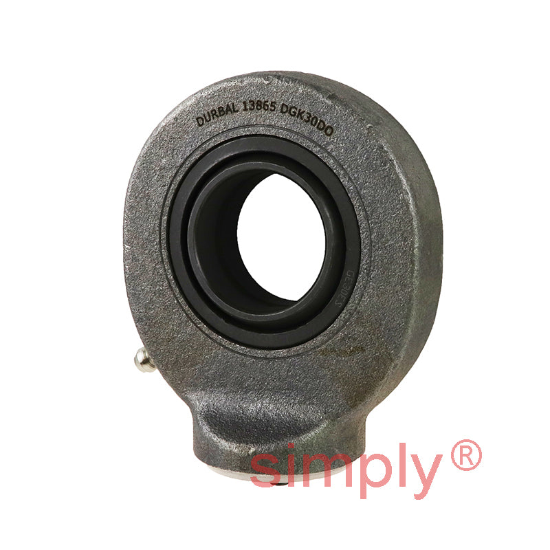 Durbal DGK30DO Maintenance Required Hydraulic Rod End with Weld Relief and Dowel Pin
