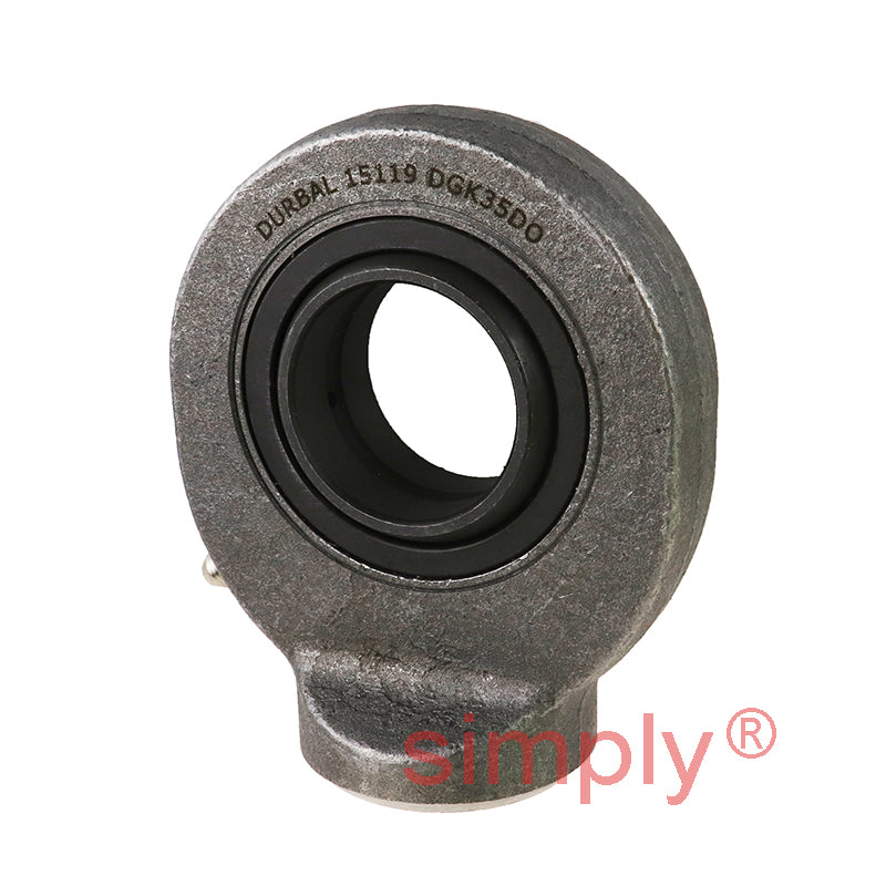 Durbal DGK35DO Maintenance Required Hydraulic Rod End with Weld Relief and Dowel Pin