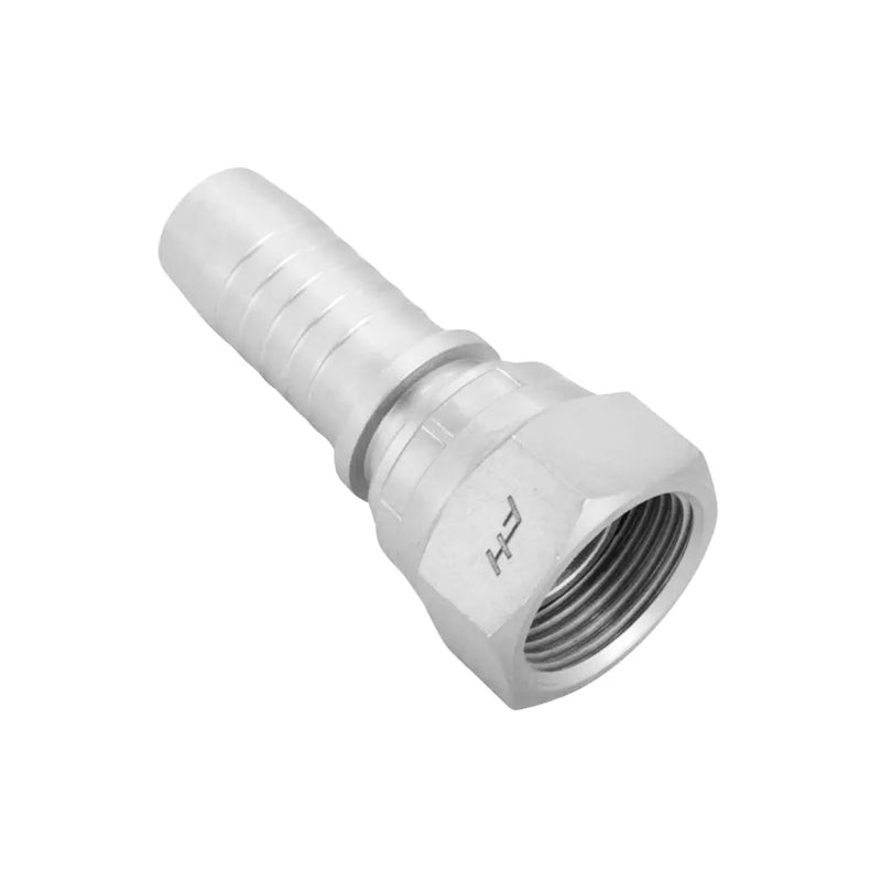 FLEXEQUIP/VOSS 2 inch BSP Female Two Piece Hose Fitting with O-Ring and 27mm Crimp Nut - Allow 2-3 Days
