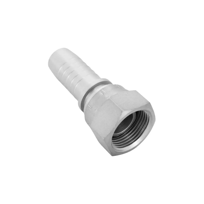 FLEXEQUIP/VOSS 1 inch BSP Female Two Piece Hose Fitting with 60 Degree Cone and 32mm Crimp Nut - Allow 2-3 Days