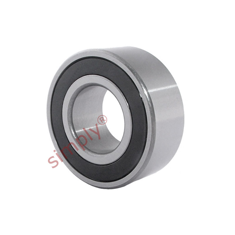 32142RS Double Row Angular Contact Ball Bearing 70x125x39.7mm