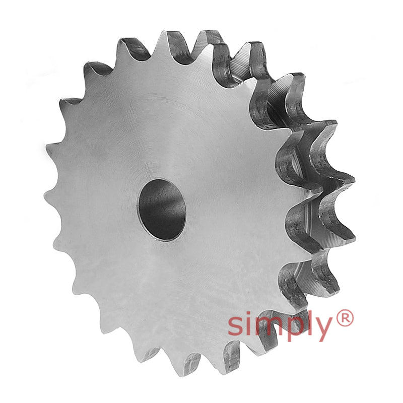 Branded 15 Tooth 08B Duplex Platewheel for 1/2 inch Pitch Chain