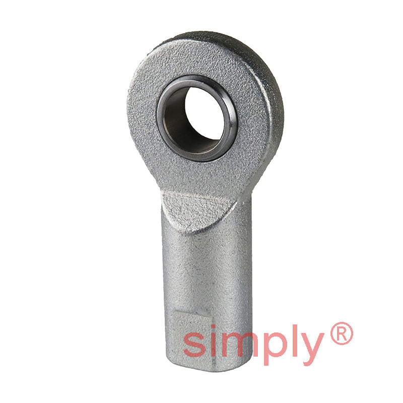 Durbal EF08-20-501 Maintenance Free Right Hand Metric Steel / PTFE Lined Female Rod End M8 Thread