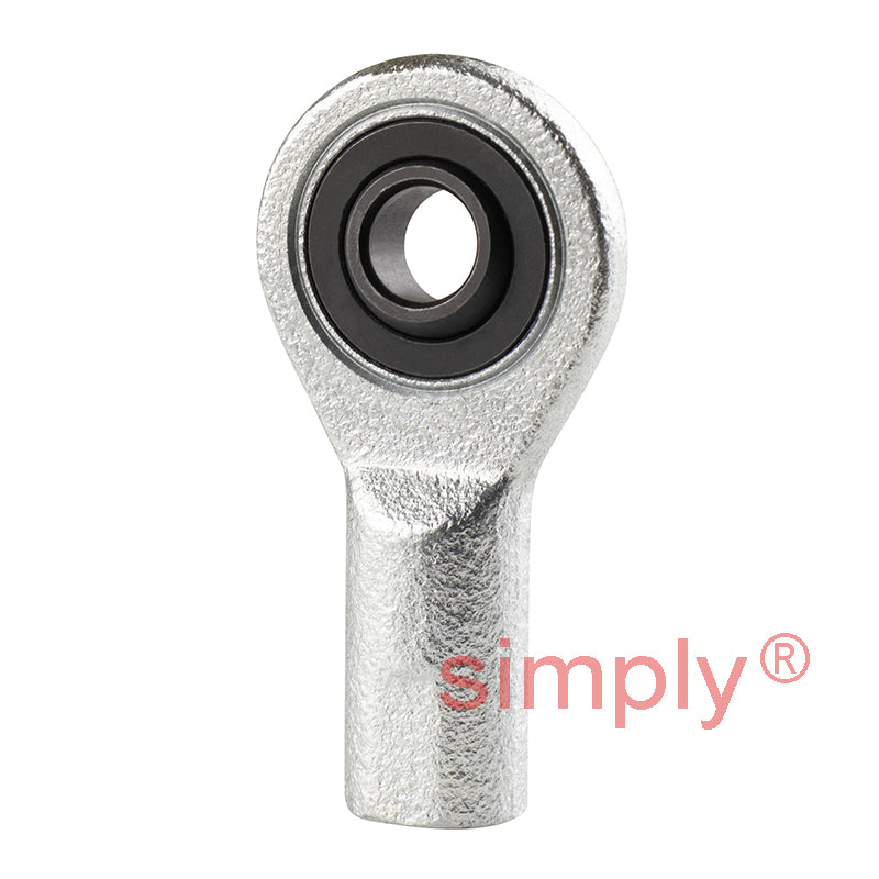 Durbal EFN06-20-502 Maintenance Required Left Hand Metric Steel Female Rod End M6 Thread