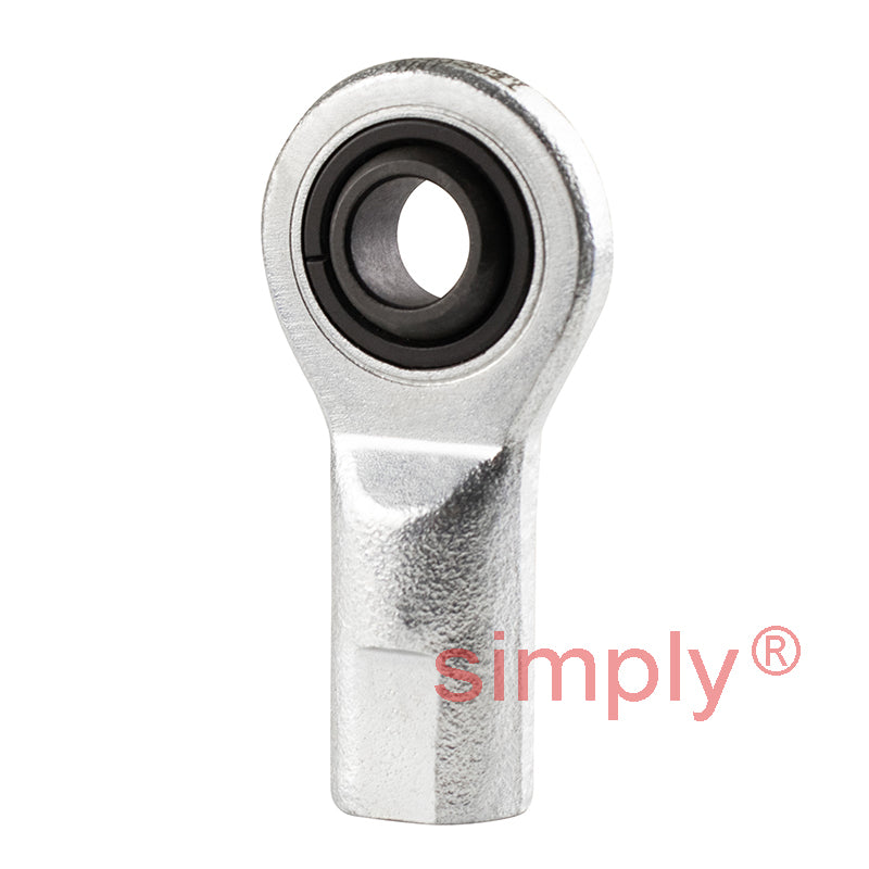 Durbal EFN08-20-502 Maintenance Required Left Hand Metric Steel Female Rod End M8 Thread