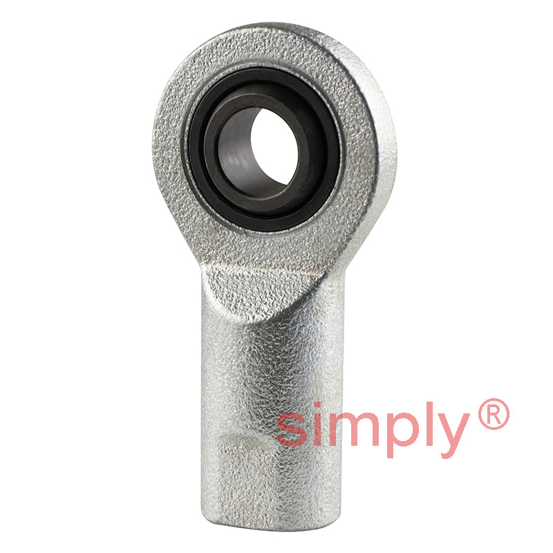 Durbal EFN10-20-501 Maintenance Required Right Hand Metric Steel Female Rod End M10 Thread