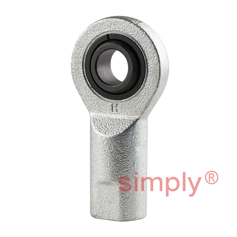 Durbal EFN10-20-501 Maintenance Required Right Hand Metric Steel Female Rod End M10 Thread