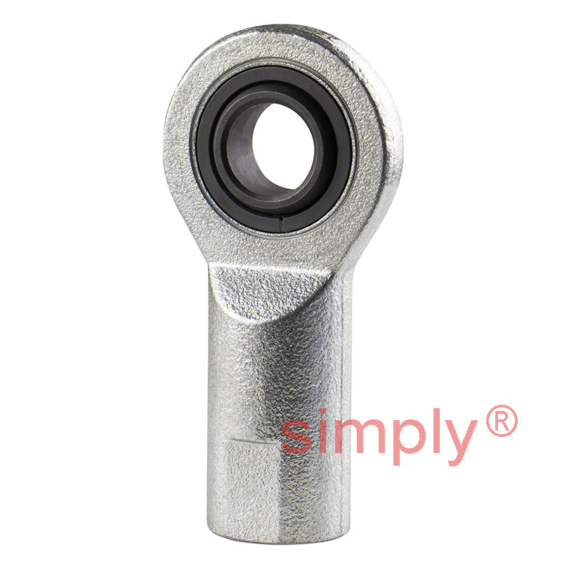 Durbal EFN12-20-502 Maintenance Required Left Hand Metric Steel Female Rod End M12 Thread