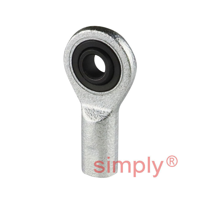 Durbal EFN25-20-502 Maintenance Required Left Hand Metric Steel Female Rod End M24x2 Thread