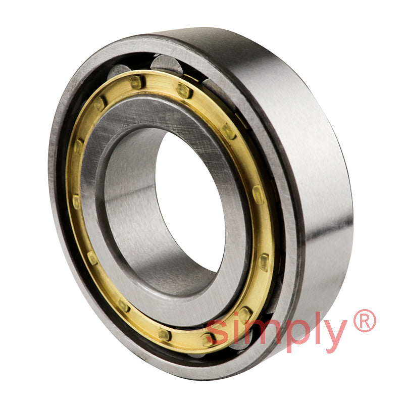 N322EM Single Row Cylindrical Bearing Brass Cage Extra Load 110x240x50mm