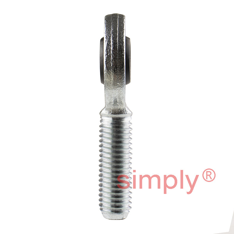 Durbal EMN06-20-501 Maintenance Required Right Hand Metric Steel Male Rod End M6 Thread
