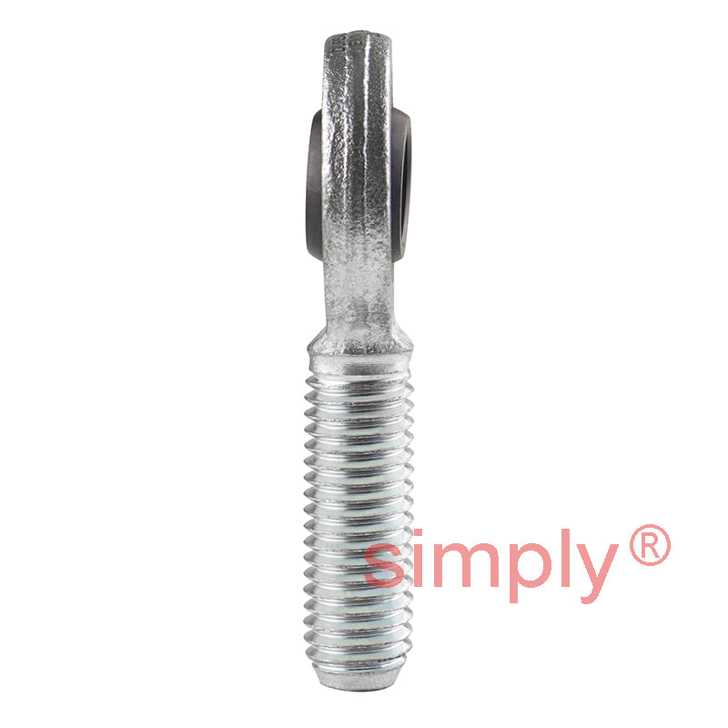 Durbal EMN12-20-501 Maintenance Required Right Hand Metric Steel Male Rod End M12 Thread