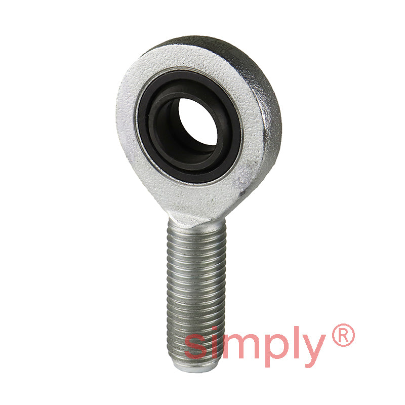Durbal EMN25-20-501 Maintenance Required Right Hand Metric Steel Male Rod End M24x2 Thread