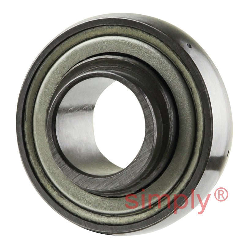 SNR ES203G2 Metric Flatback Spherical Outer Bearing Insert 17mm Bore 40mm Outside Diameter with Eccentric Collar