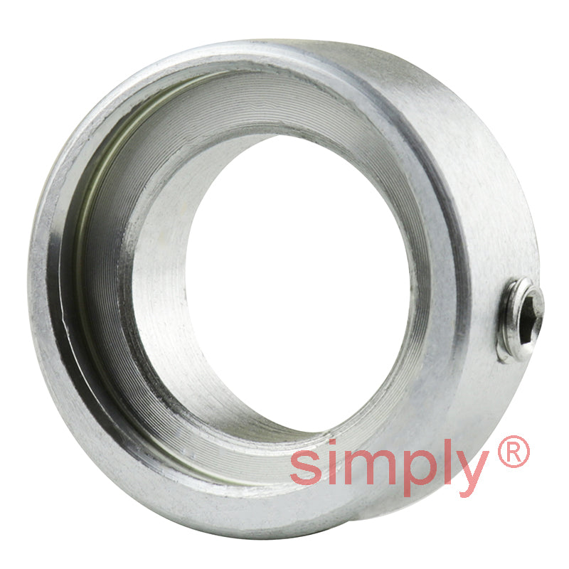 SNR ES204G2 Metric Flatback Spherical Outer Bearing Insert 20mm Bore 47mm Outside Diameter with Eccentric Collar