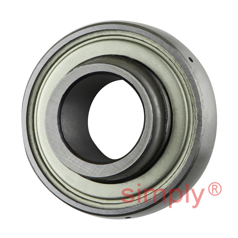 SNR ES204G2 Metric Flatback Spherical Outer Bearing Insert 20mm Bore 47mm Outside Diameter with Eccentric Collar
