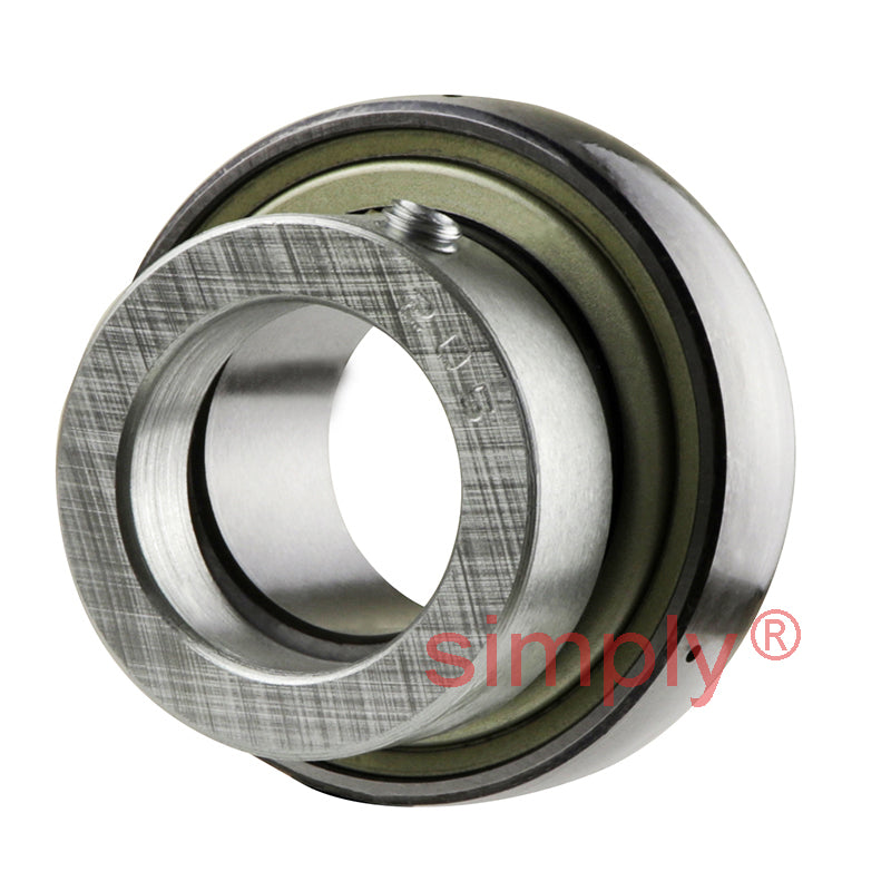 SNR ES205G2 Metric Flatback Spherical Outer Bearing Insert 25mm Bore 52mm Outside Diameter with Eccentric Collar