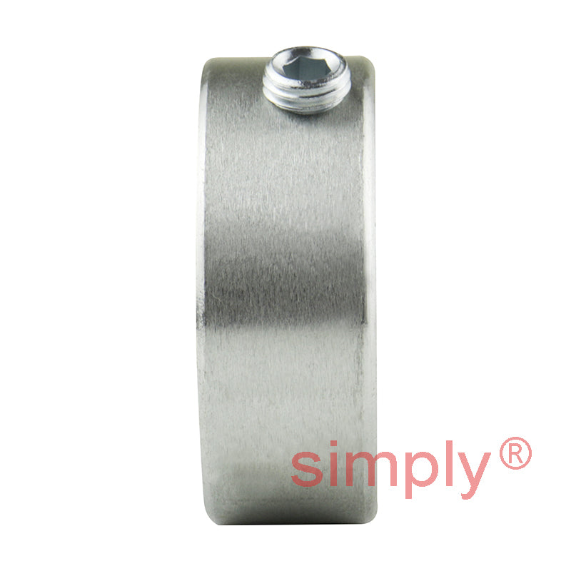 SNR ES206G2 Metric Flatback Spherical Outer Bearing Insert 30mm Bore 62mm Outside Diameter with Eccentric Collar