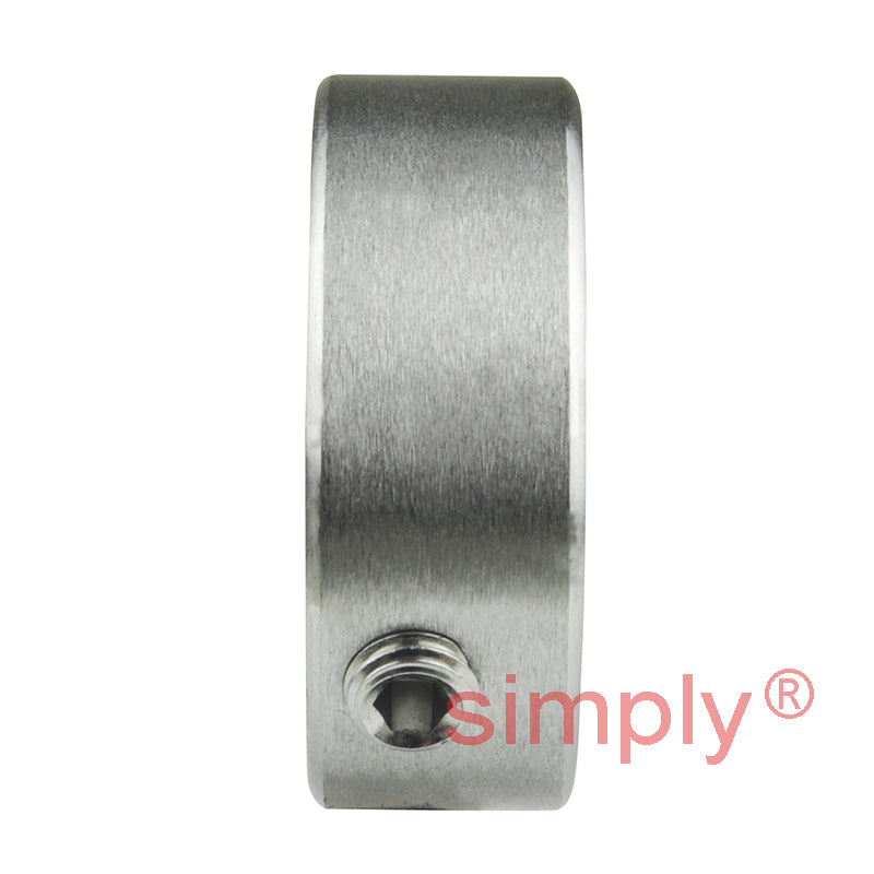 SNR ESF206-19 Imperial Four Bolt Square Cast Iron Flange Housing with Eccentric Collar 1-3/16 inch Bore