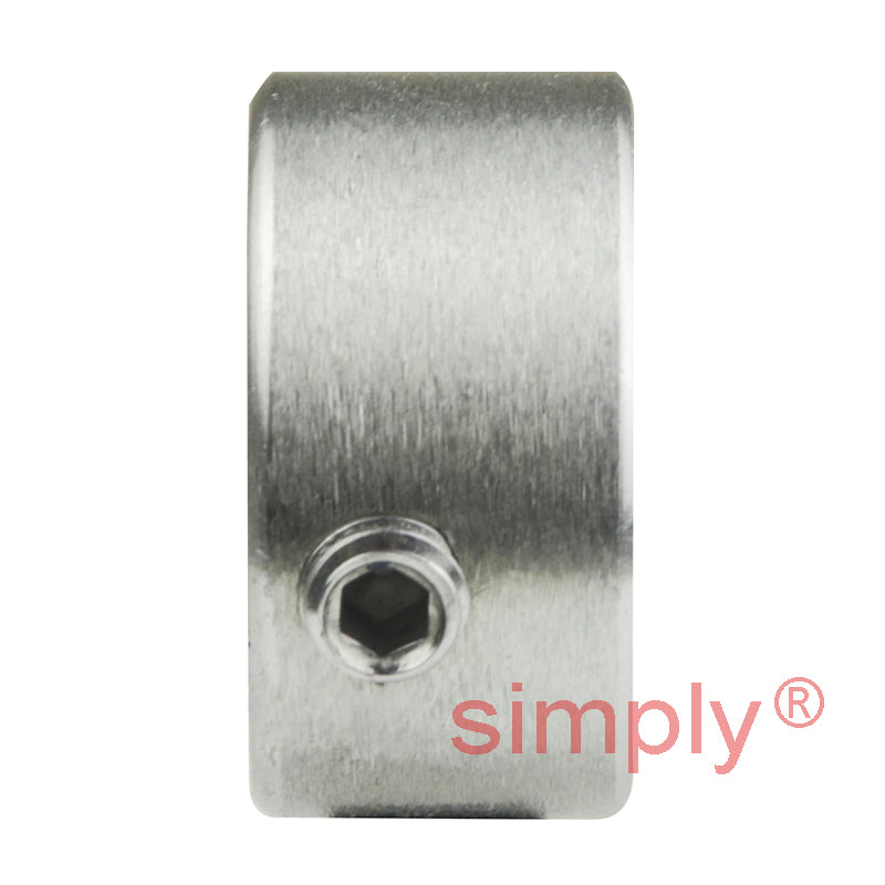 SNR ESFC202 Metric Four Bolt Cast Iron Round Flanged Housing with 15mm Eccentric Collar Insert