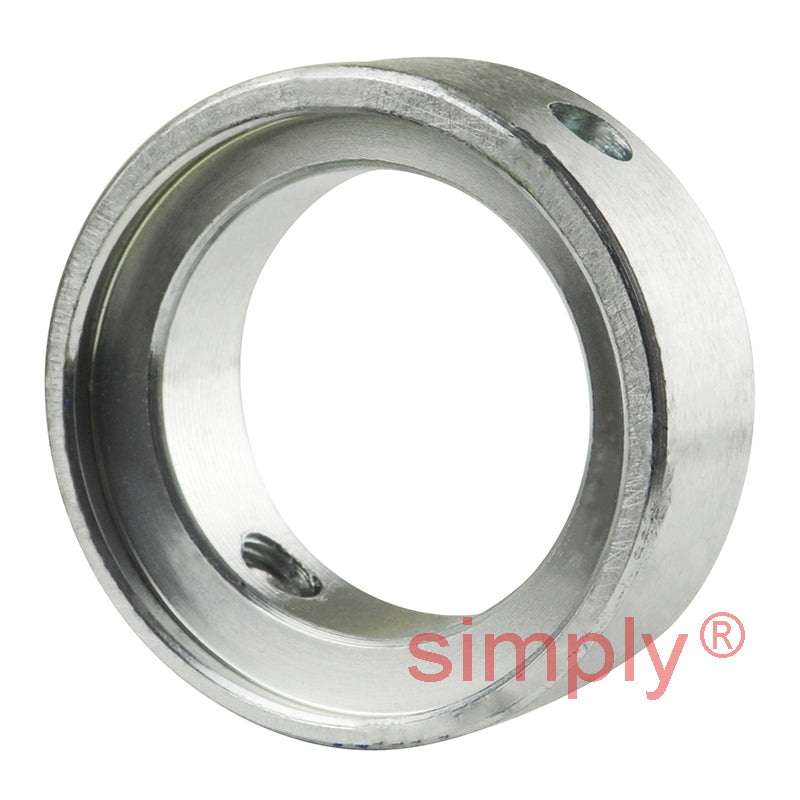 SNR ESFC207 Metric Four Bolt Cast Iron Round Flanged Housing with 35mm Eccentric Collar Insert