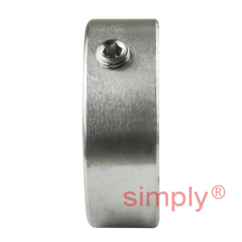 SNR ESFC207 Metric Four Bolt Cast Iron Round Flanged Housing with 35mm Eccentric Collar Insert