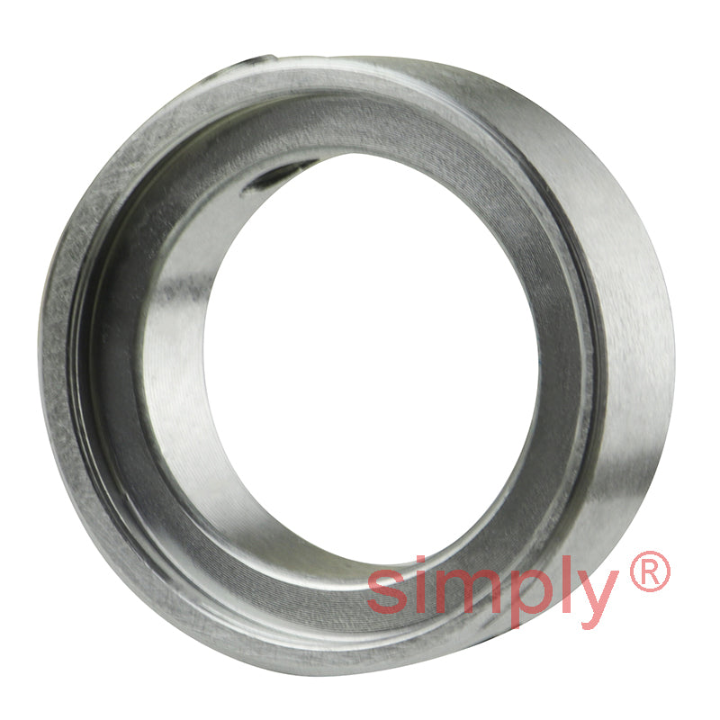 SNR ESFCE207 Metric Four Bolt Cast Iron Round Flanged Housing with 35mm Eccentric Collar Insert