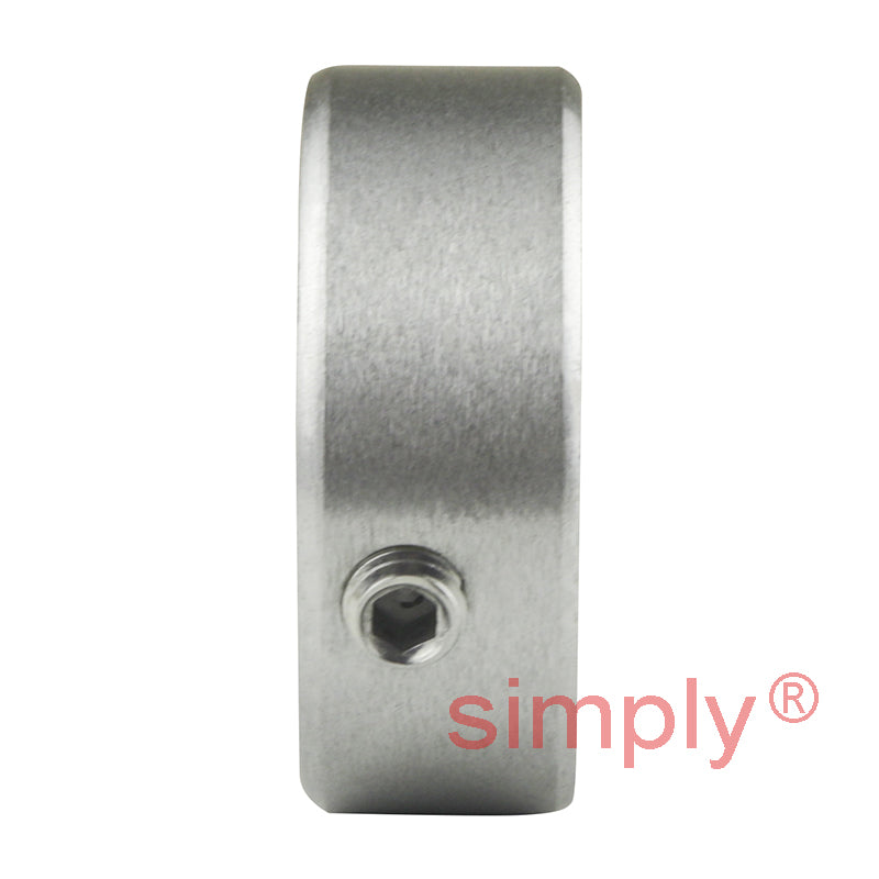 SNR ESFD205 Metric Two Bolt Cast Iron Oval Housing with 25mm Bore Eccentric Collar Insert