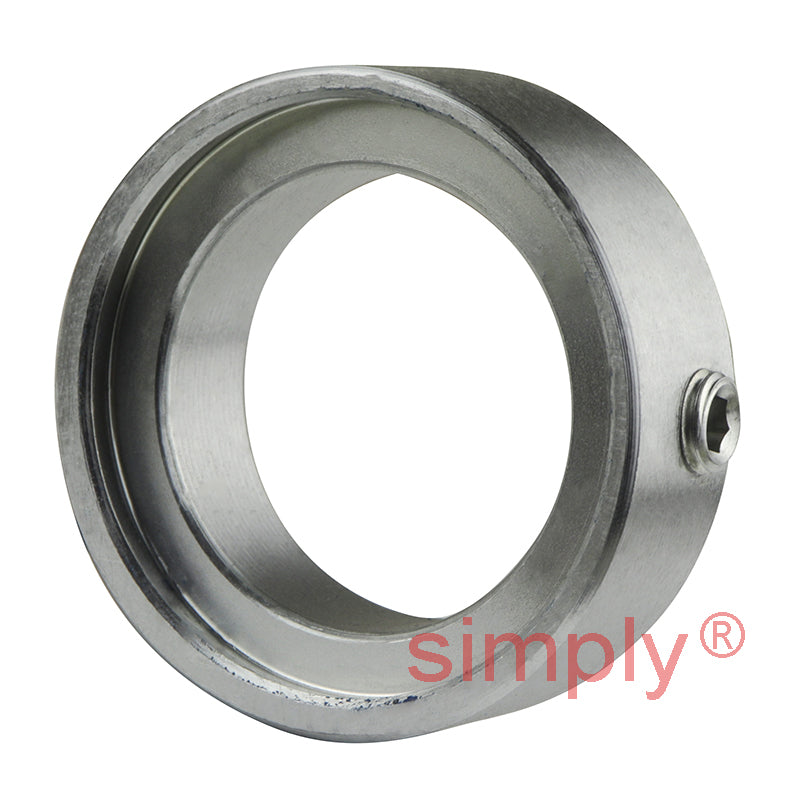 SNR ESFTE206 Metric Three Bolt Cast Iron Triangular Housing Unit with Eccentric Collar Insert 30mm Bore