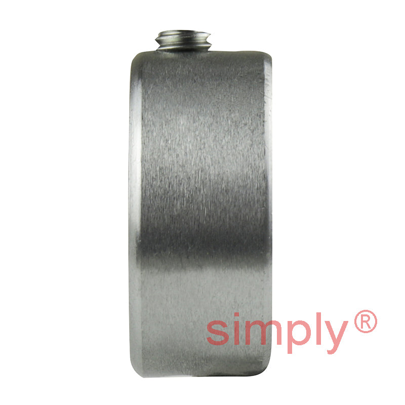 SNR ESPFL204 Metric Two Bolt Oval Pressed Steel Bearing Housing with 20mm Eccentric Collar Insert