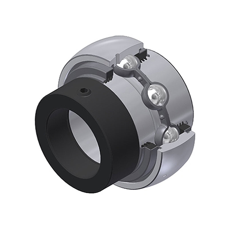 SNR EX305-15G2L3 Imperial Full Width Spherical Outer Bearing Insert 15/16 inch Bore 62mm Outside Diameter with Eccentric Collar and Triple Lip Seals - Allow 2-3 Days