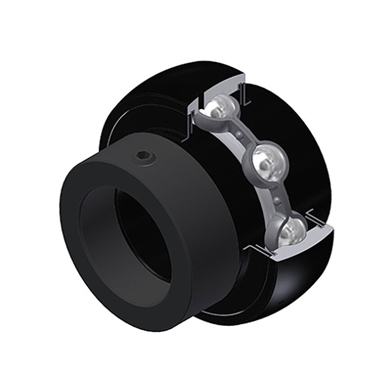 SNR EX205-14G2T20 Imperial Full Width Spherical Outer High Temp Bearing Insert 7/8 inch Bore 52mm Outside Diameter with Eccentric Collar - Allow 2-3 Days