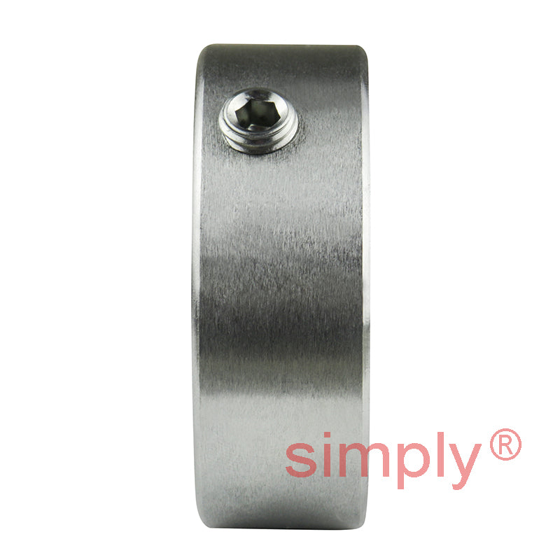 SNR EXFLE206 Metric Two Bolt Cast Iron Oval Housing with 30mm Bore Eccentric Collar Insert
