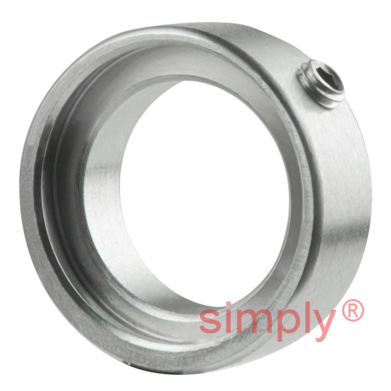 SNR EXFLZ205 Metric Two Bolt Cast Iron Oval Housing with 25mm Bore Eccentric Collar Insert