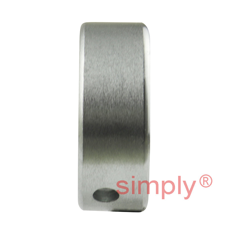 SNR EXFLZ205 Metric Two Bolt Cast Iron Oval Housing with 25mm Bore Eccentric Collar Insert