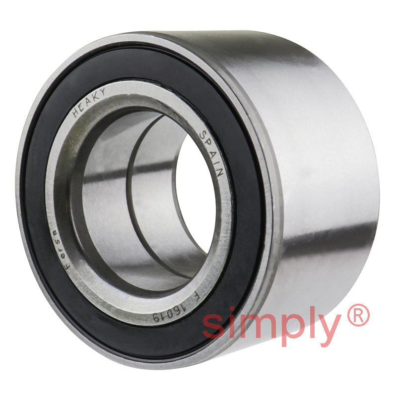 F16019 Rubber Sealed Double Row Wheel Bearing 34x64x37mm