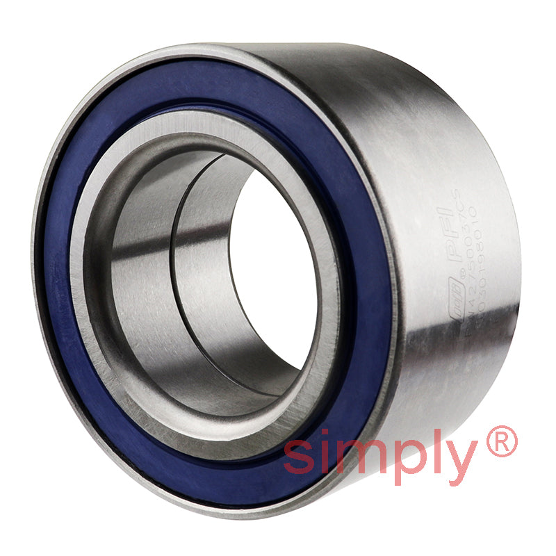 F16046 Rubber Sealed Double Row Wheel Bearing 42x75x37mm