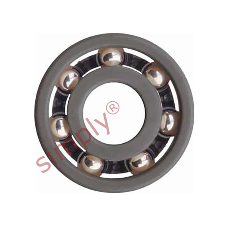 xiros xirodur BB626F18010ES Open Type Electrically Conductive Polymer Ball Bearing with PA Cage and Stainless Steel Balls 6x19x6mm - Allow 2-3 Days