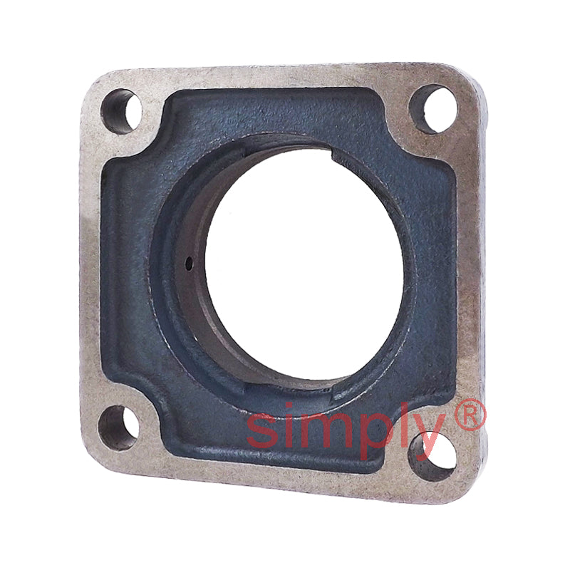 FAG F208 Four Bolt Cast Iron Square Flanged Housing (Insert not included)