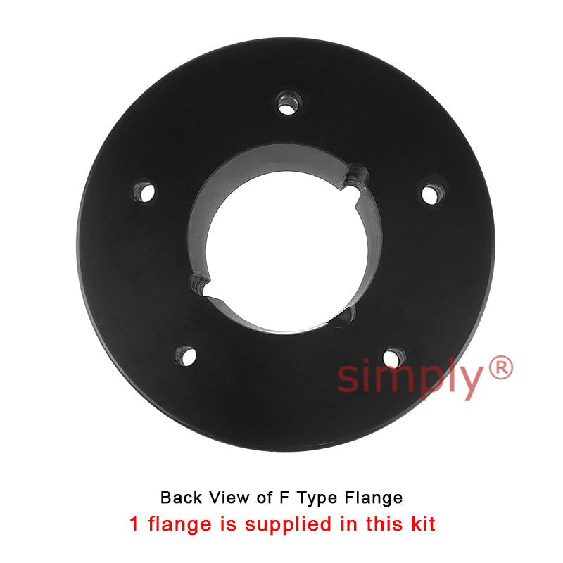 Major Branded F60F/F60B Inner Facing Taper Bore/Pilot Bored Type Tyre Drive Coupling Assembly with Natural Rubber Tyre