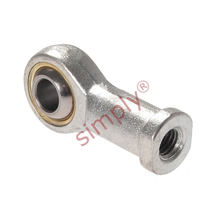 Dunlop FB-M14 Right Hand Metric Steel / Bronze Lined Maintenance Required Plain Female Rod End M14x2 Thread - Allow 7-10 Days