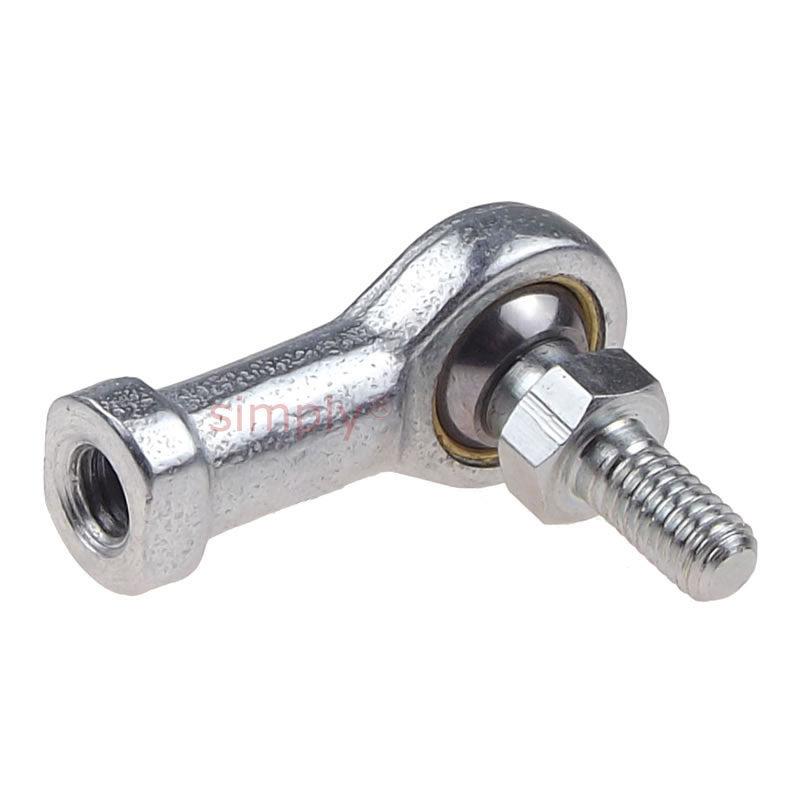 Branded FB-M16S Right Hand Metric Steel / Bronze Lined Maintenance Required Studded Female Rod End M16x2 Thread
