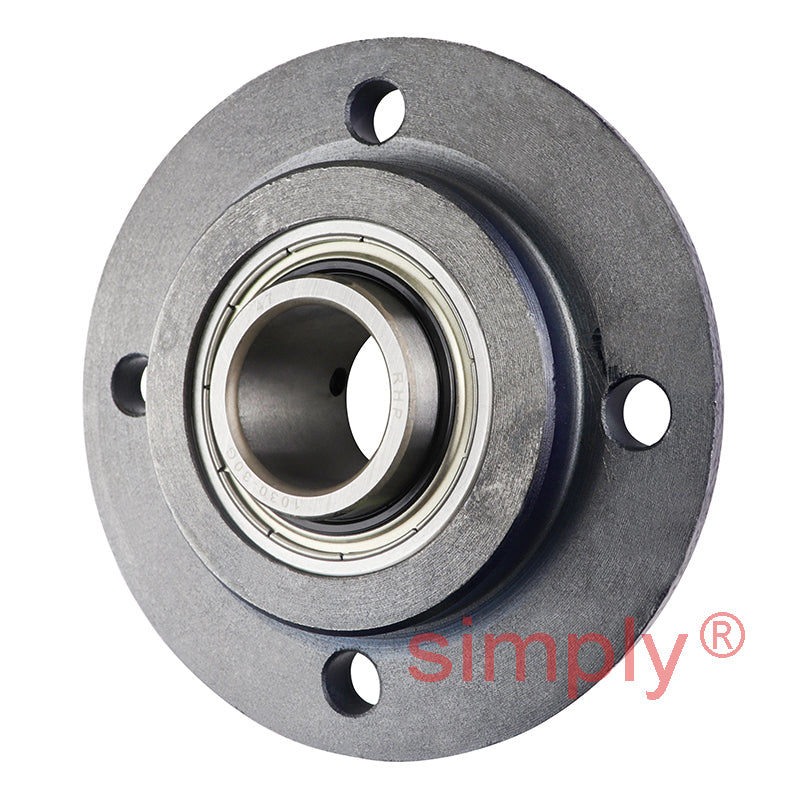 RHP FC30-RHP Four Bolt Round Cast Iron Flanged Bearing Unit and 30mm Insert